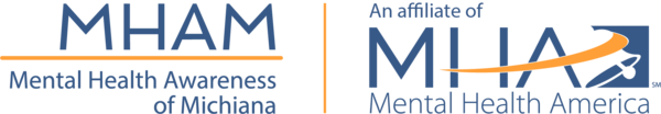 Mental Health Awareness of Michiana logo, an affiliate of Mental Health America.