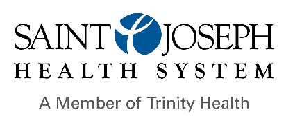 Saint Joseph Health System logo, a member of Trinity Health.